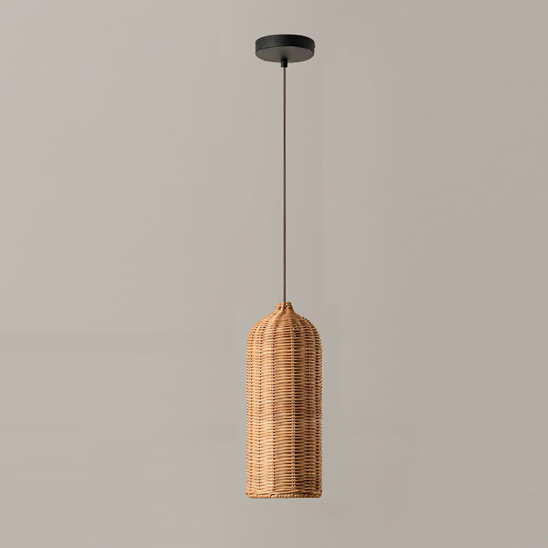 Beliani Oriental Rattan Pendant Light