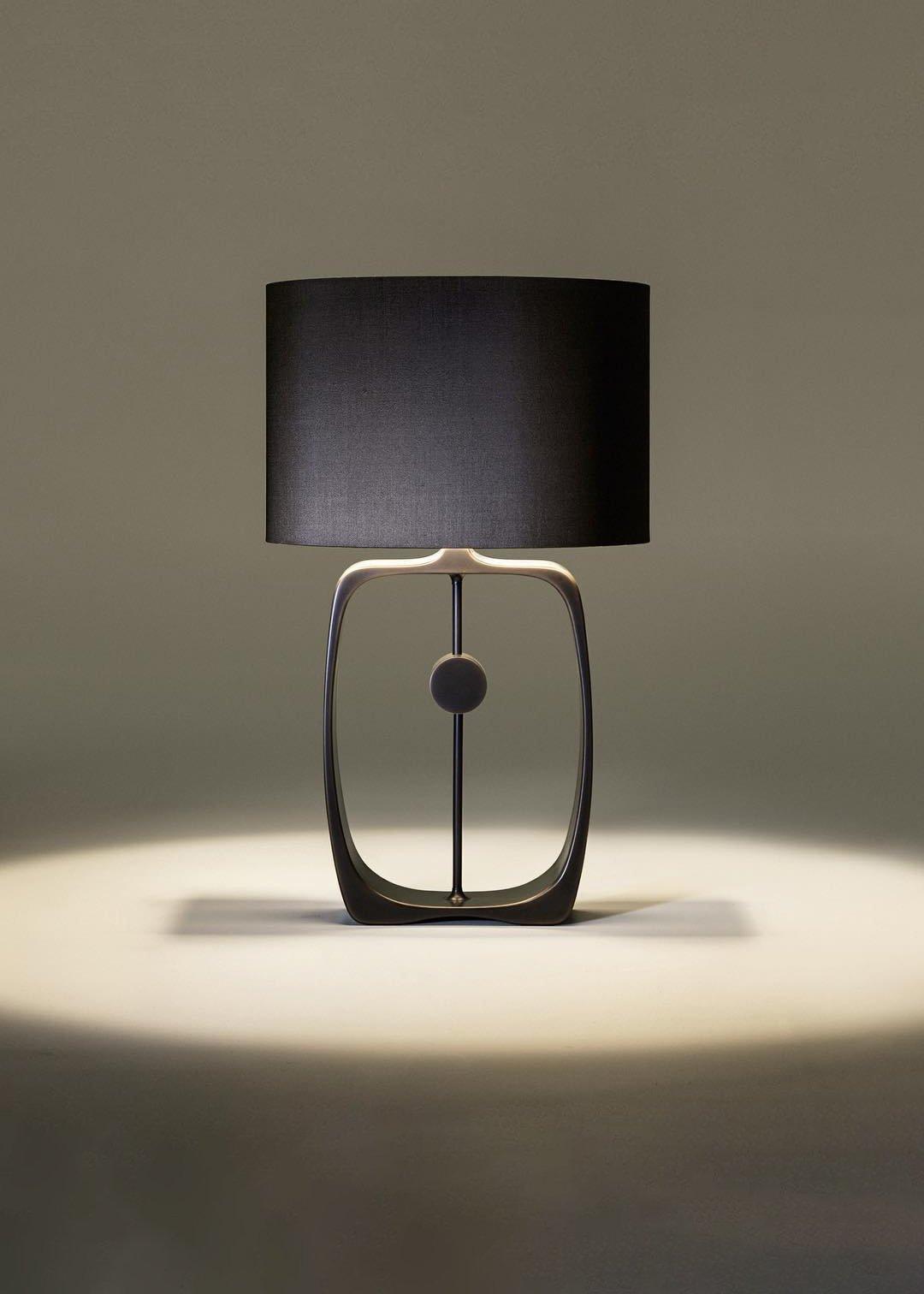 Frank Contemporary Metal Table Lamp - Blowlighting