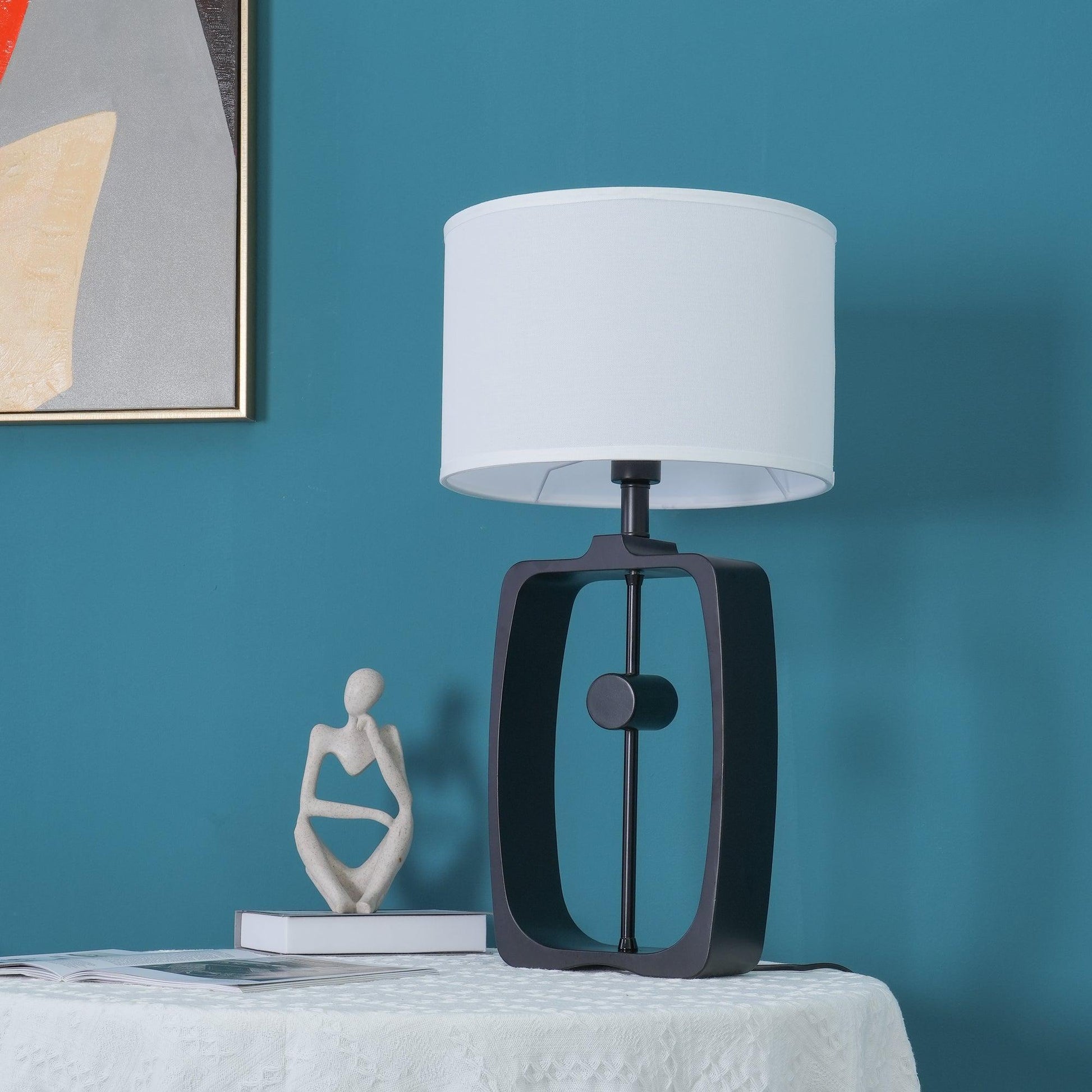 Frank Contemporary Metal Table Lamp - Blowlighting