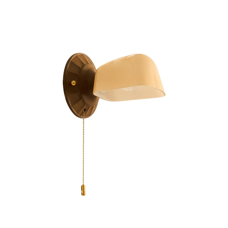 Carillon Bell Shape Wood Wall Lamp