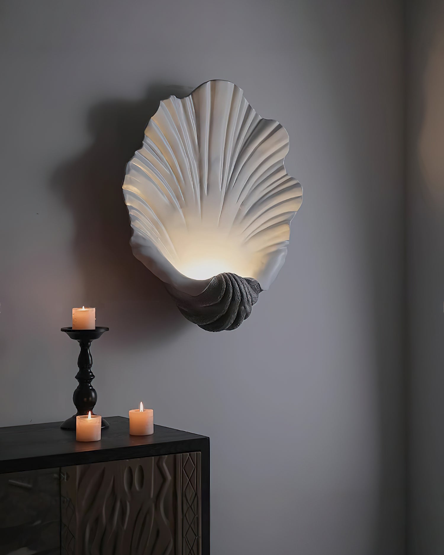 Bellacor Art Deco Resin Wall Light