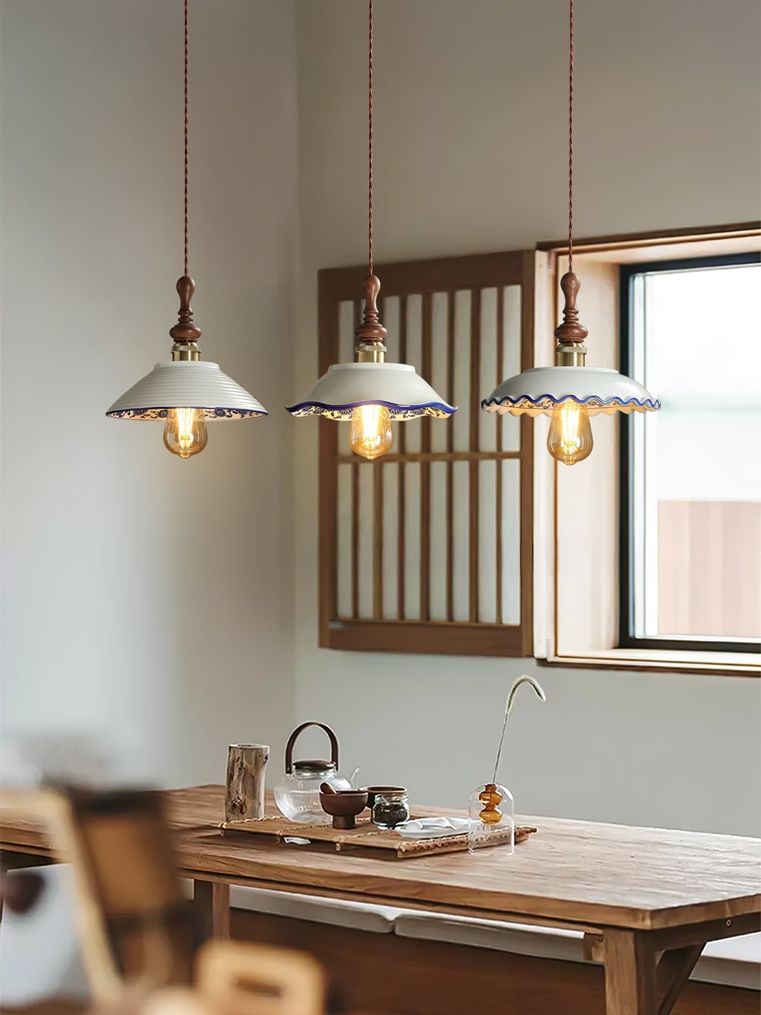 Bellaria Ceramic Pendant Light - Blowlighting