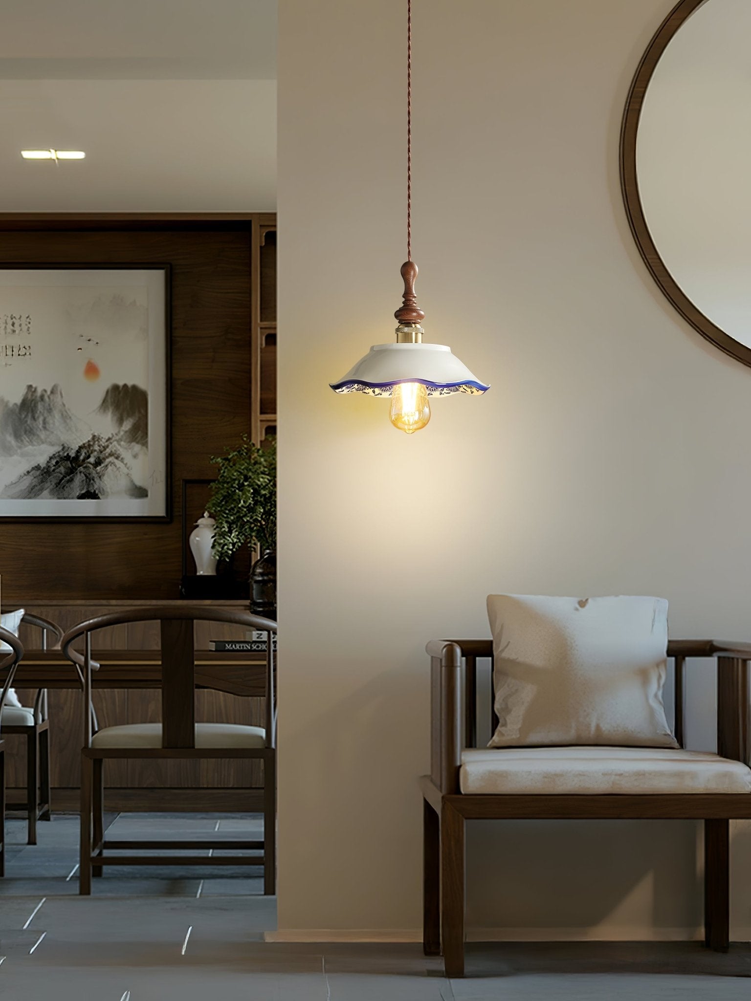 Bellaria Ceramic Pendant Light - Blowlighting