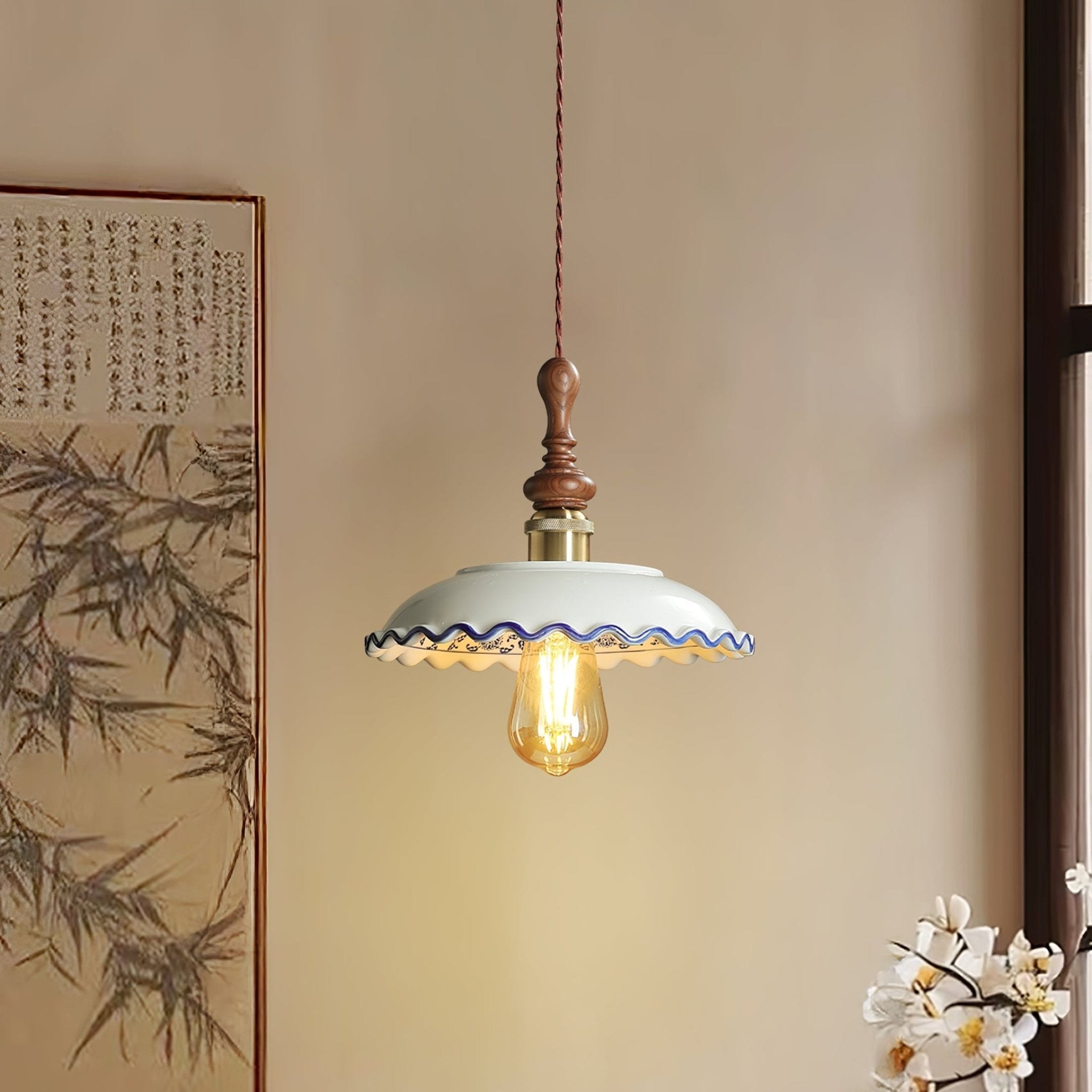 Bellaria Ceramic Pendant Light - Blowlighting