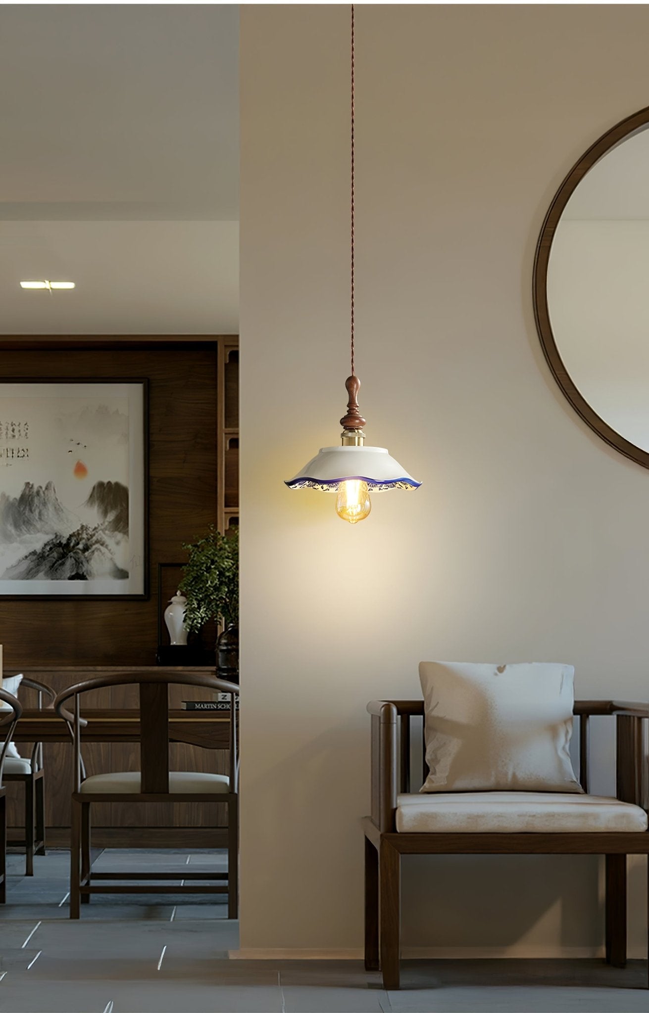 Bellaria Ceramic Pendant Light - Blowlighting