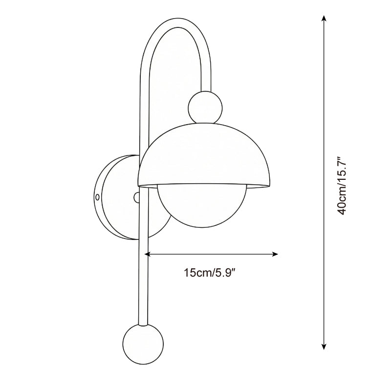 Bellaro Scandinavian Wood Wall Light