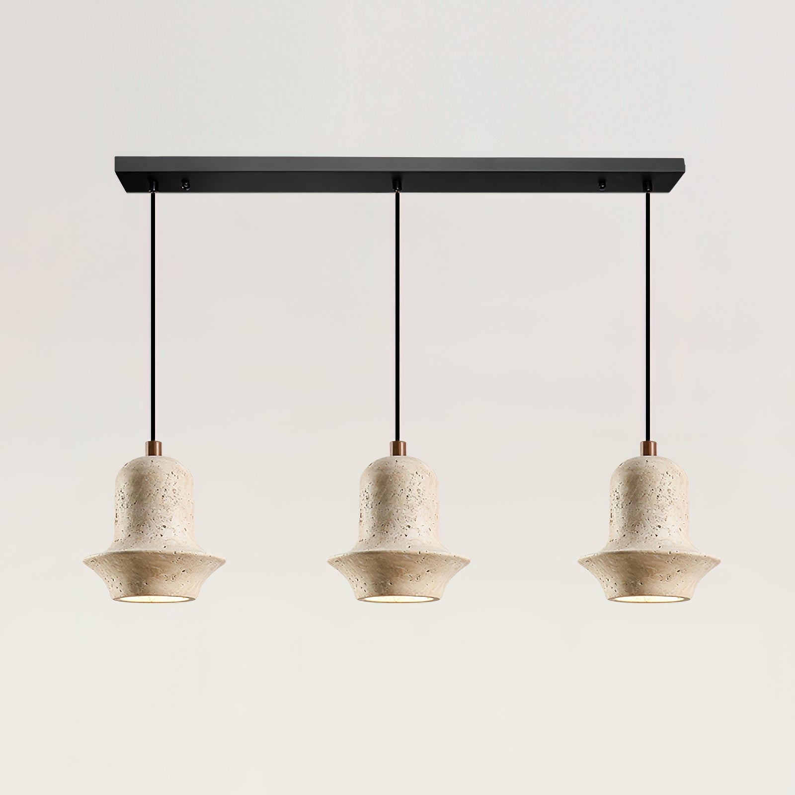 Bellaro Wabi-Sabi Travertine Pendant Light