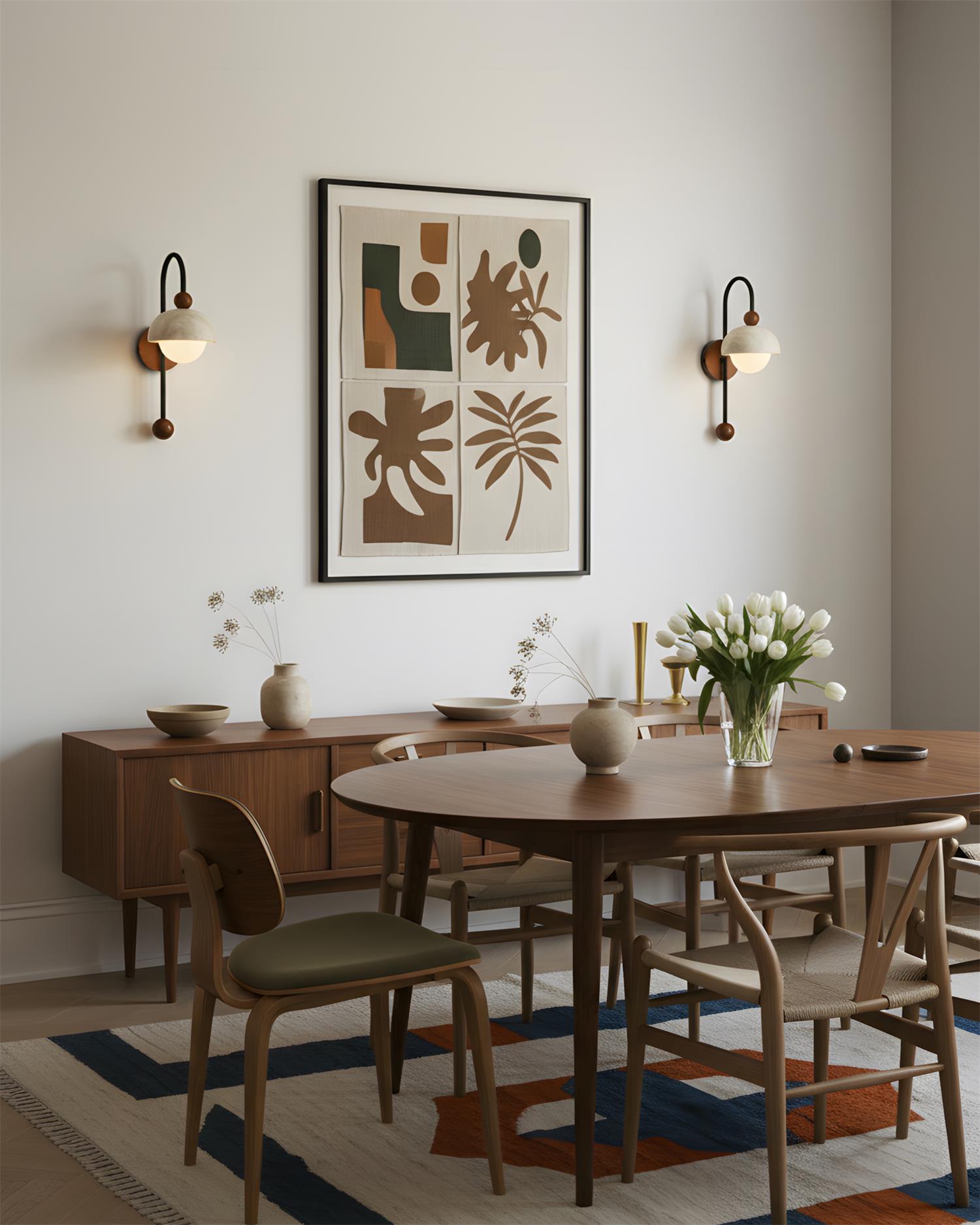 Bellaro Scandinavian Wood Wall Light