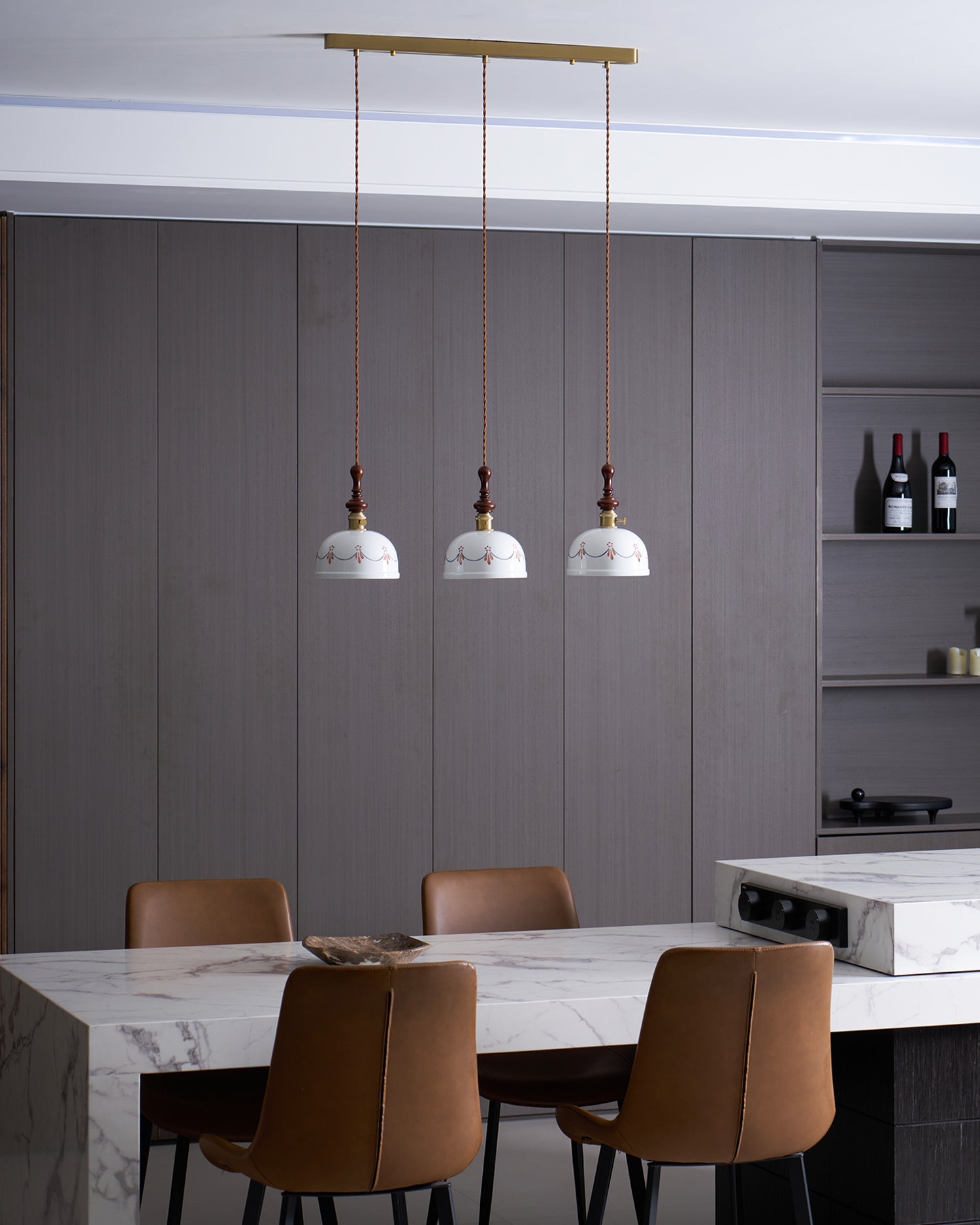 Carillon Vintage Ceramic Pendant Lamp