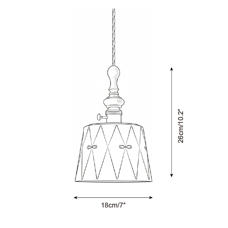 Carillon Vintage Ceramic Pendant Lamp