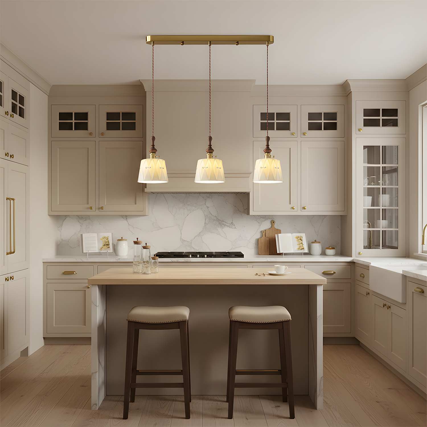 Carillon Vintage Ceramic Pendant Lamp