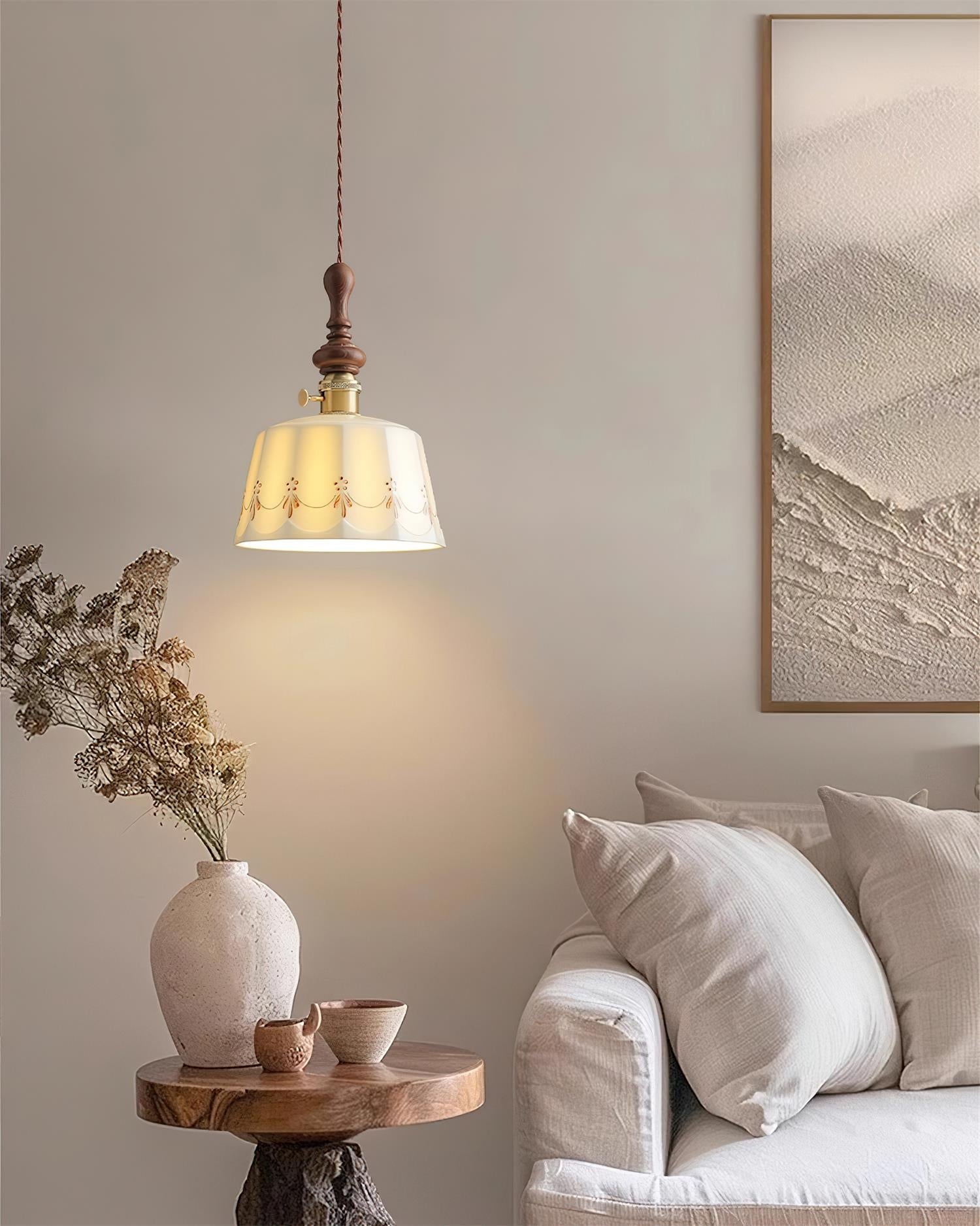 Carillon Vintage Ceramic Pendant Lamp