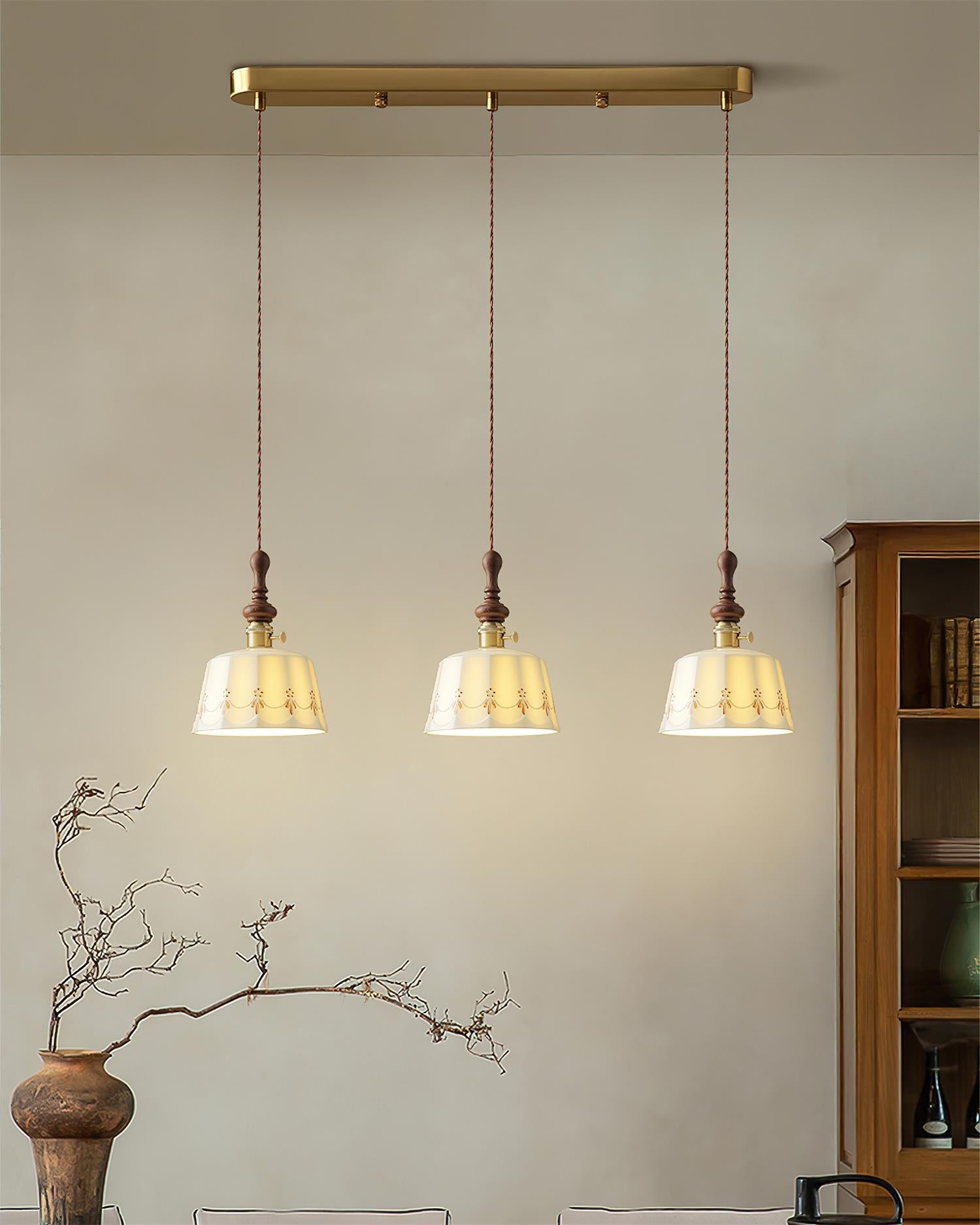 Carillon Vintage Ceramic Pendant Lamp