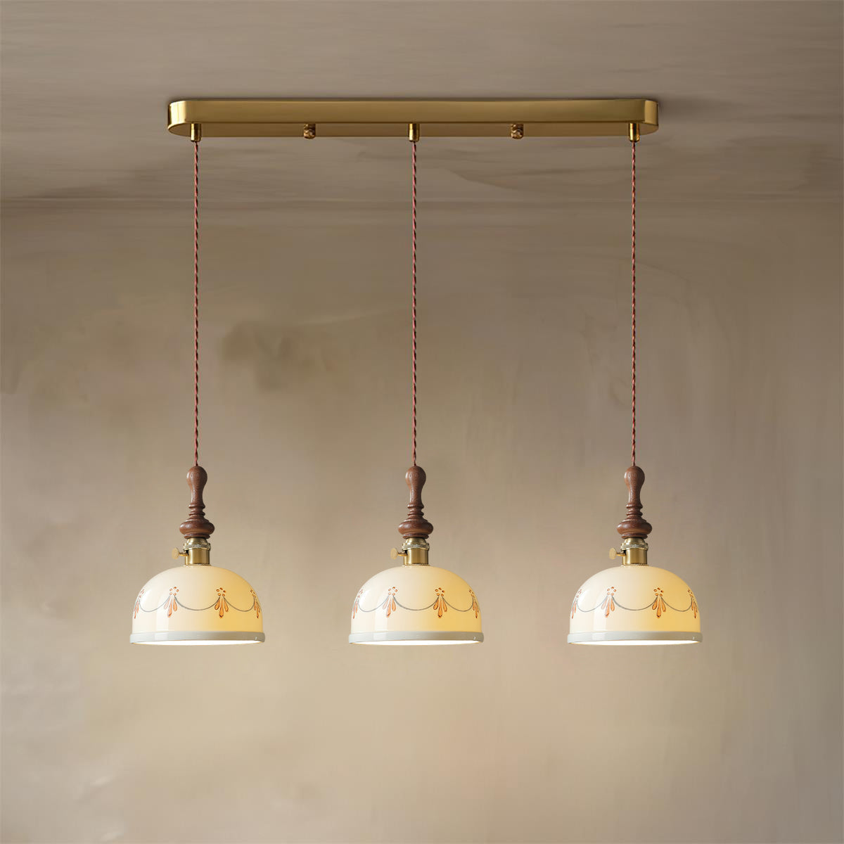 Carillon Vintage Ceramic Pendant Lamp