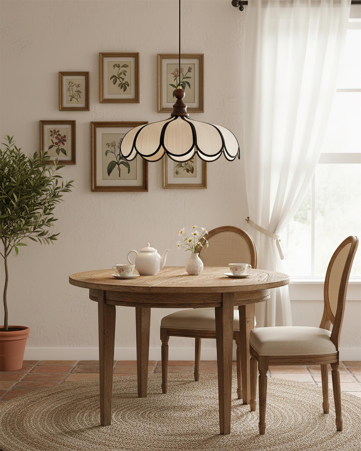 Bellerin Classic Abaca Pendant Light