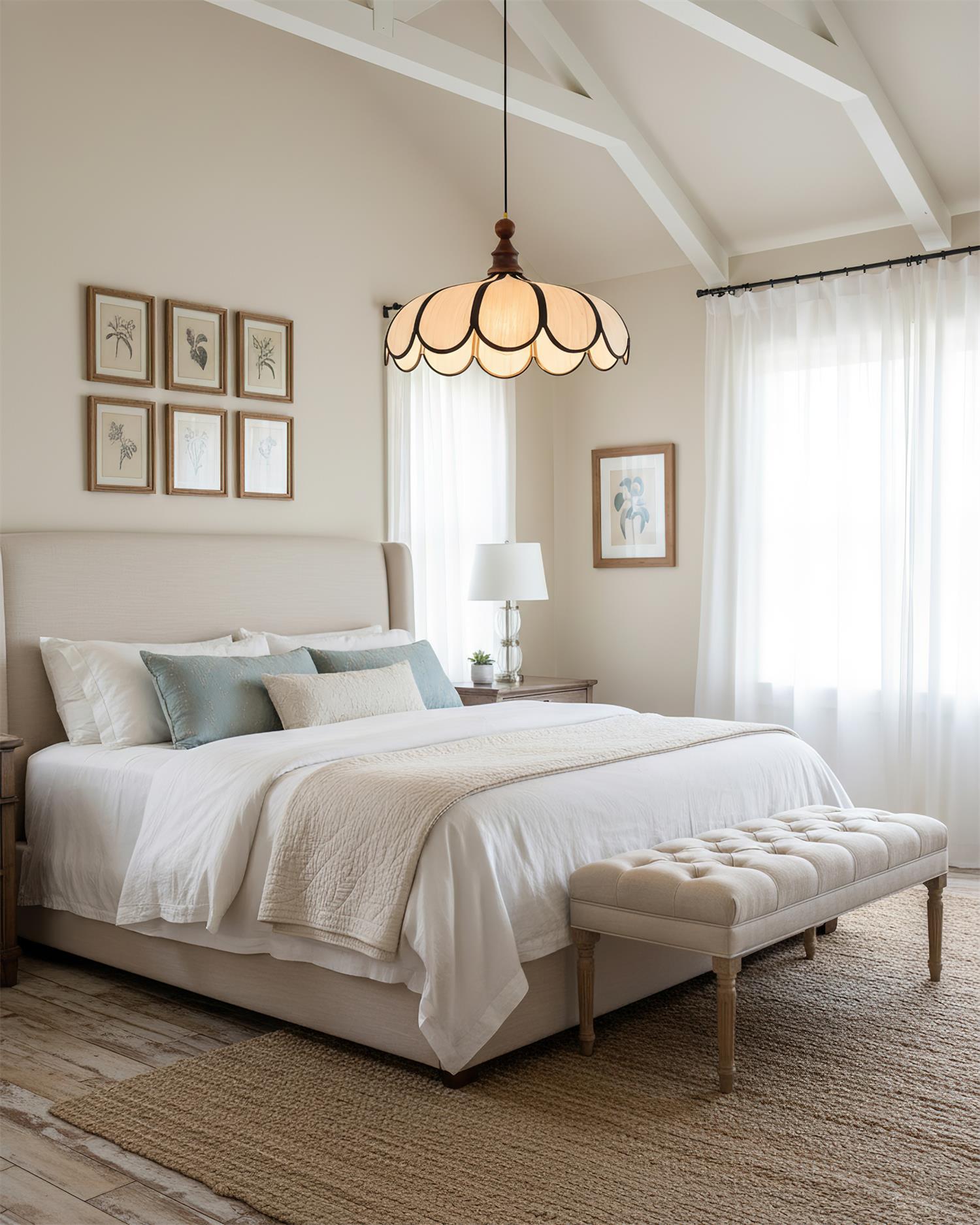 Bellerin Classic Abaca Pendant Light