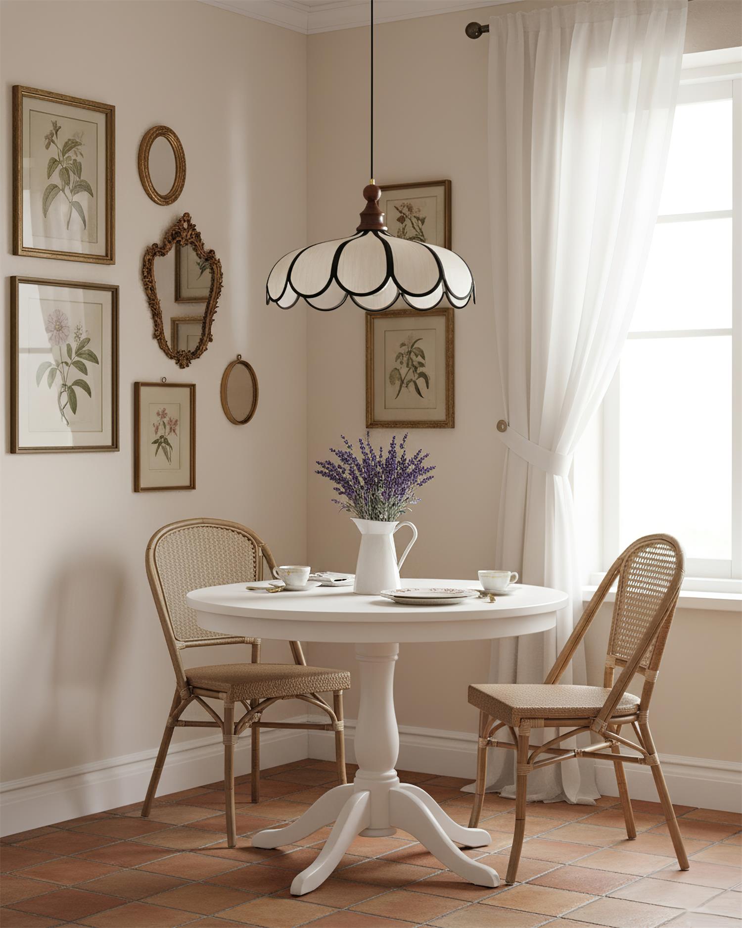 Bellerin Classic Abaca Pendant Light