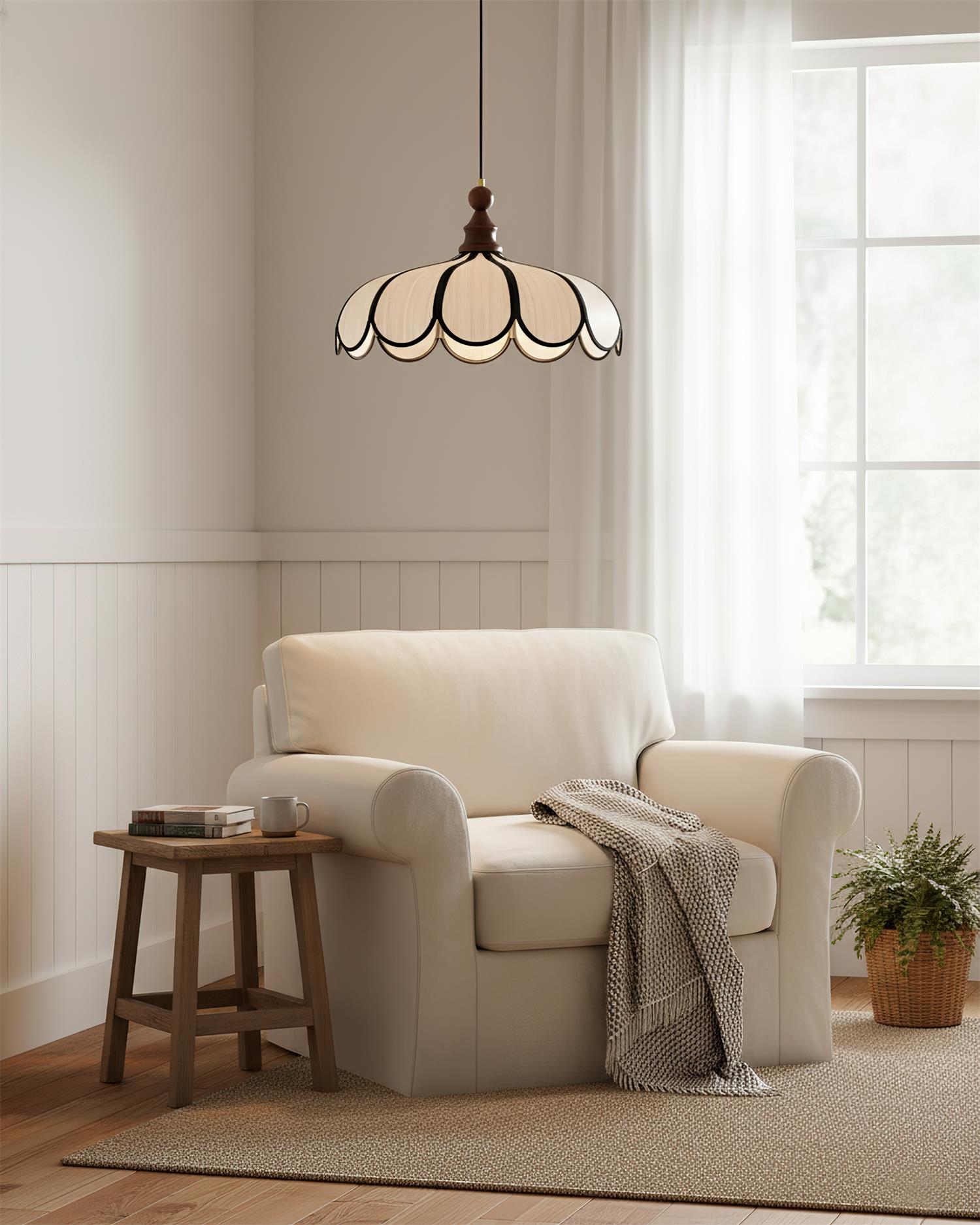 Bellerin Classic Abaca Pendant Light