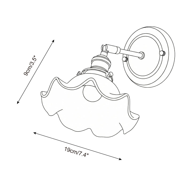 Bellewave Modern Ceramics Wall Light
