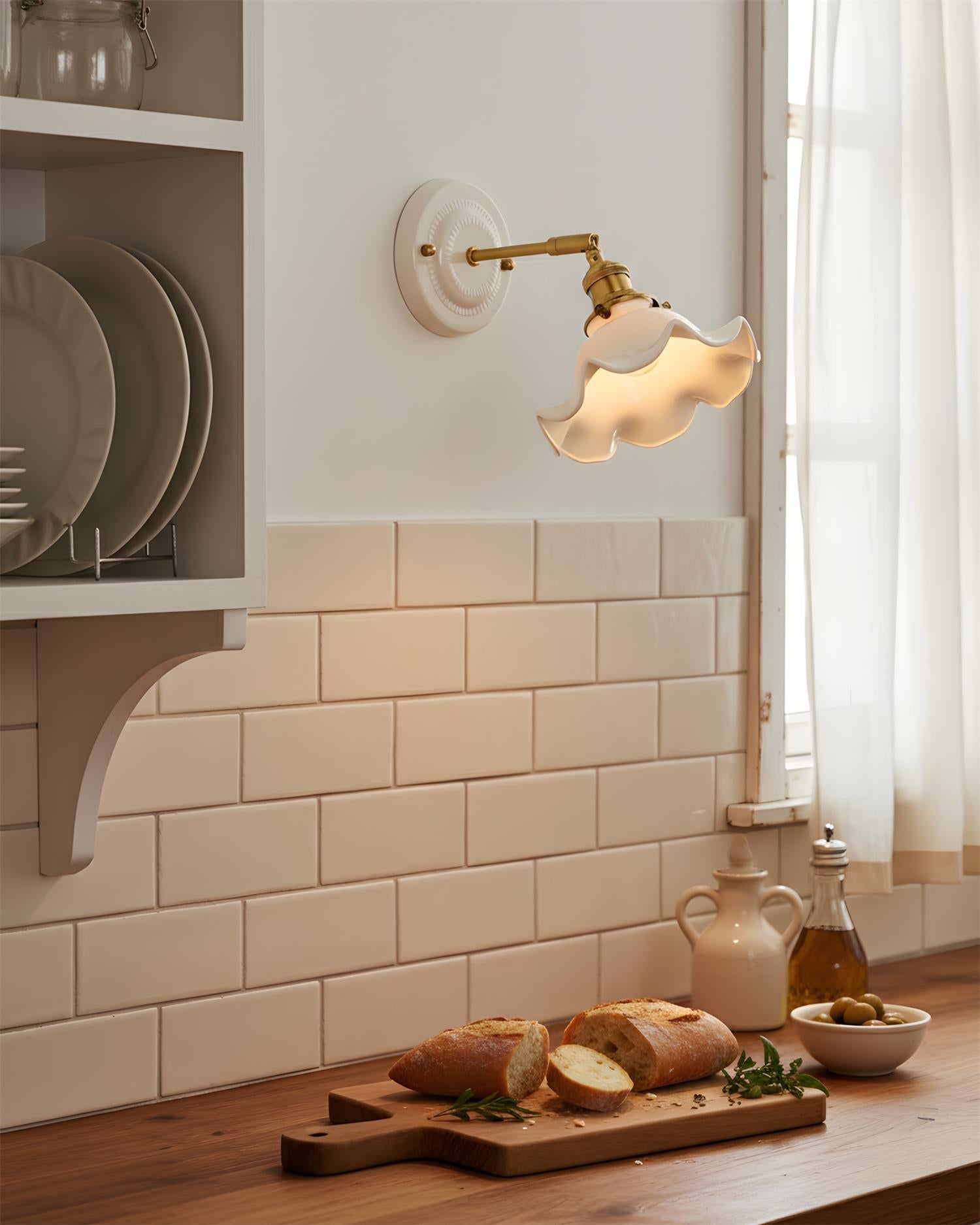 Bellewave Modern Ceramics Wall Light