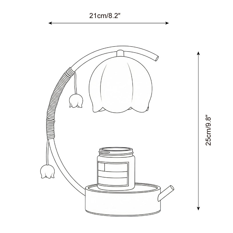 Sorra Modern Candle Warmer Lamp