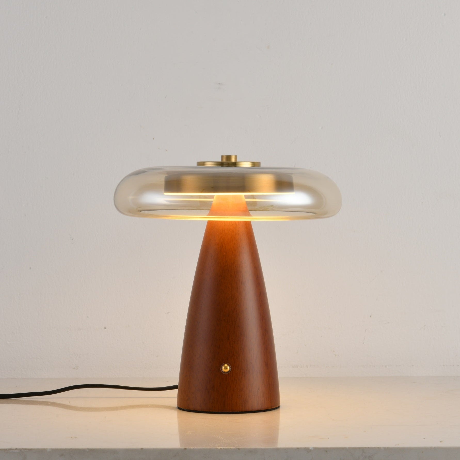 Mushroom Retro Glass Table Lamp - Blowlighting