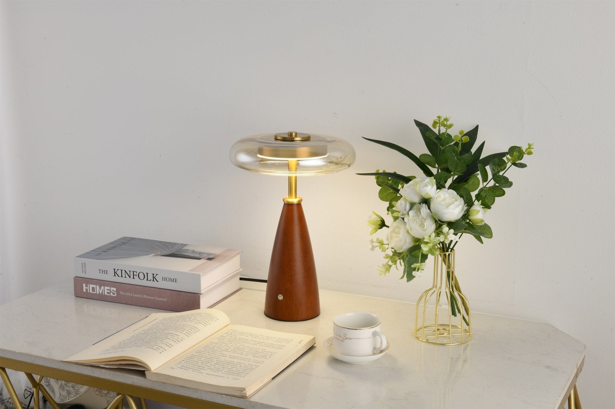 Mushroom Retro Glass Table Lamp - Blowlighting