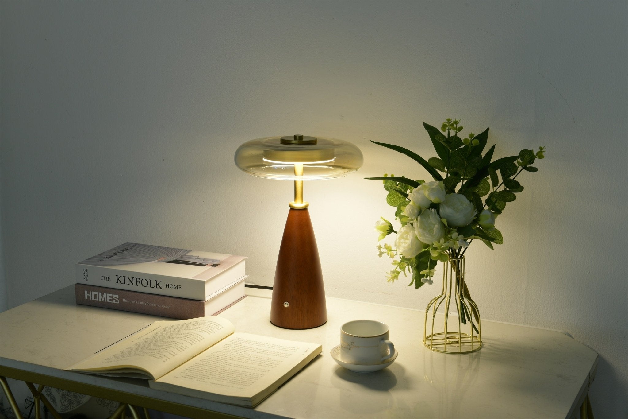 Mushroom Retro Glass Table Lamp - Blowlighting