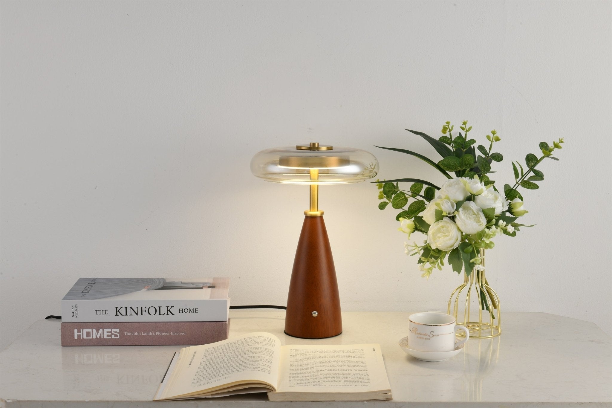 Mushroom Retro Glass Table Lamp - Blowlighting