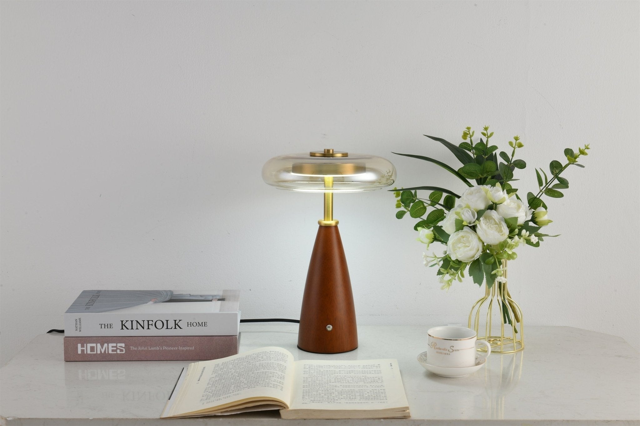 Mushroom Retro Glass Table Lamp - Blowlighting