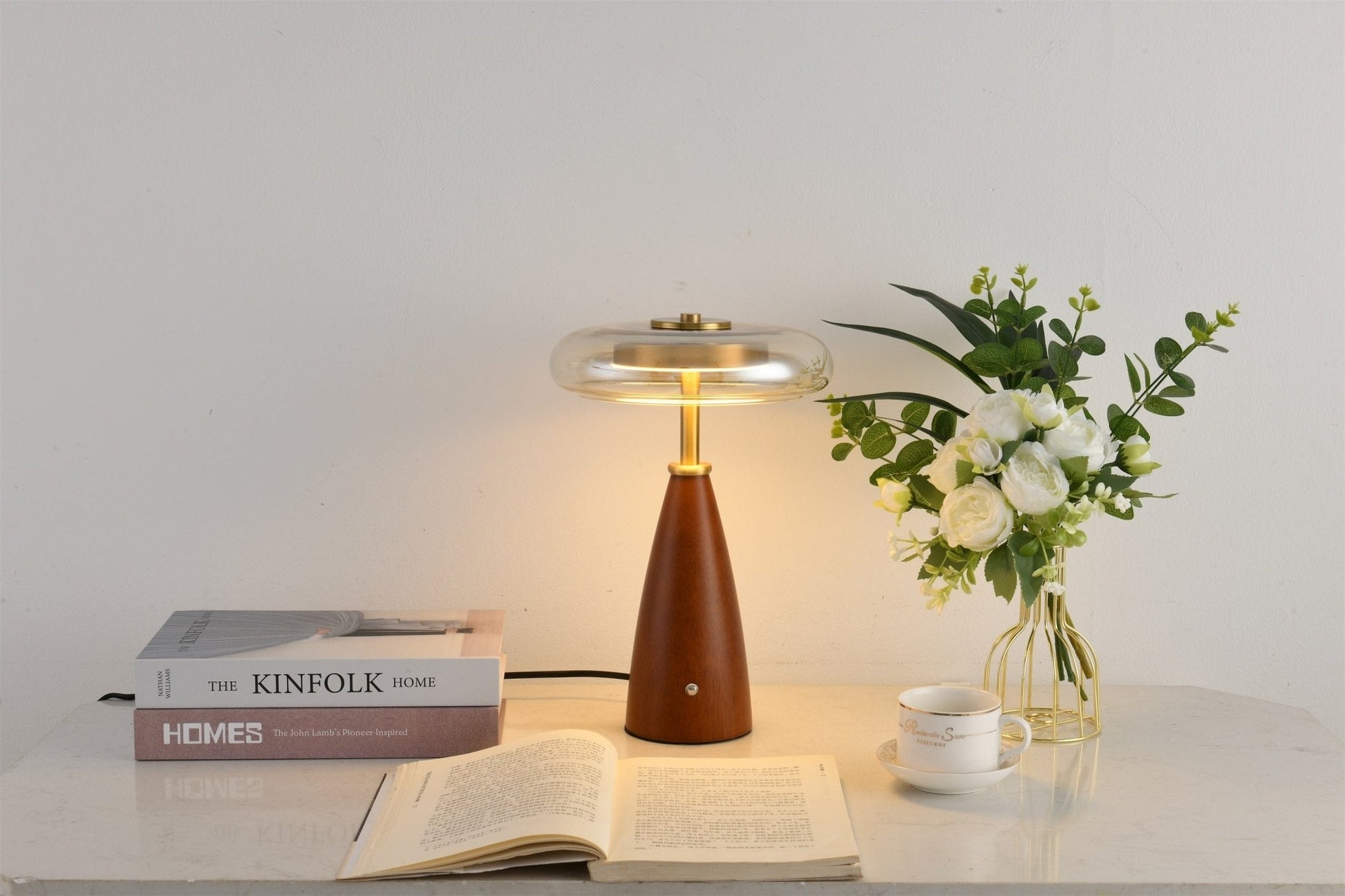 Mushroom Retro Glass Table Lamp - Blowlighting