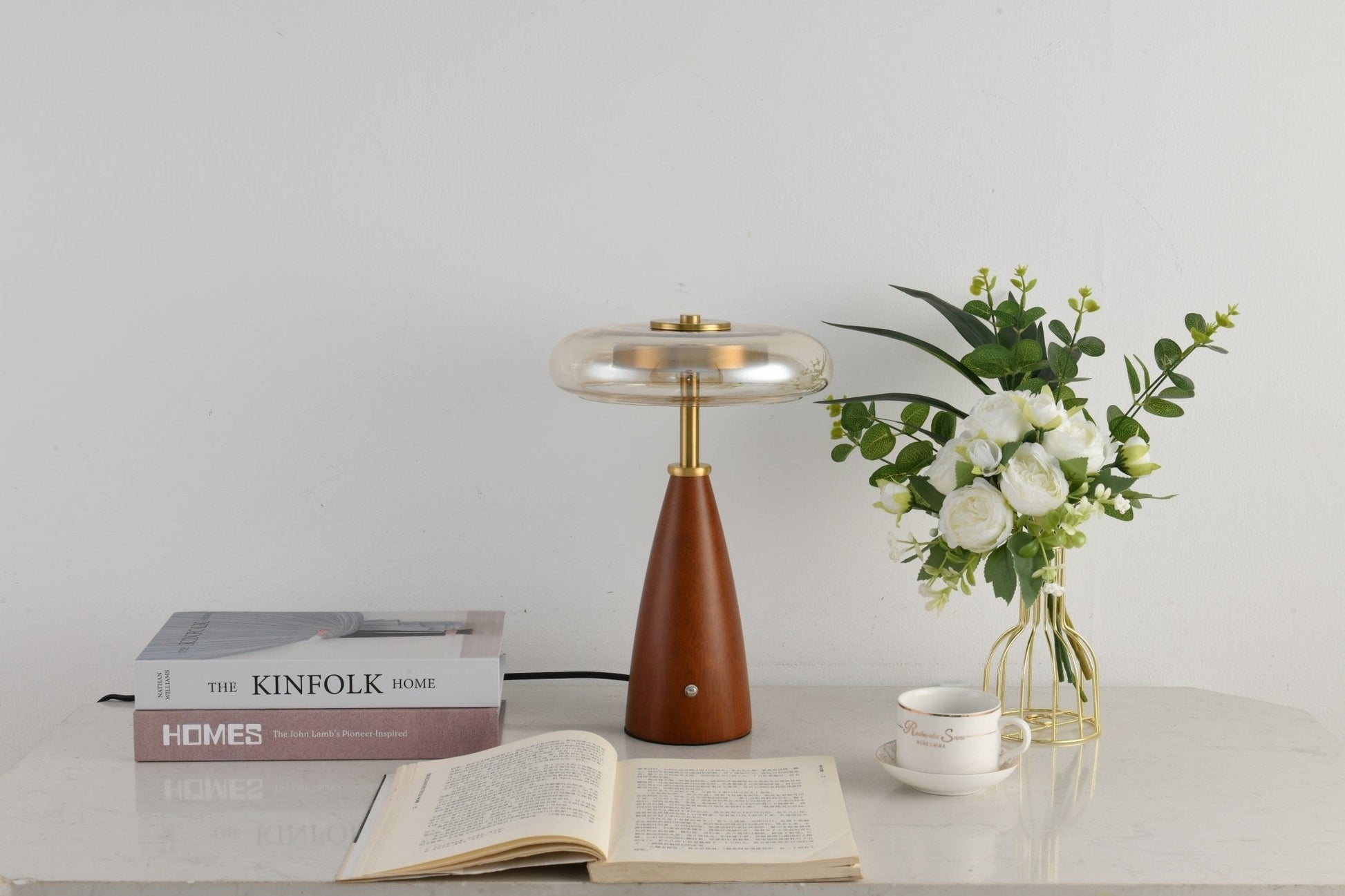 Mushroom Retro Glass Table Lamp - Blowlighting