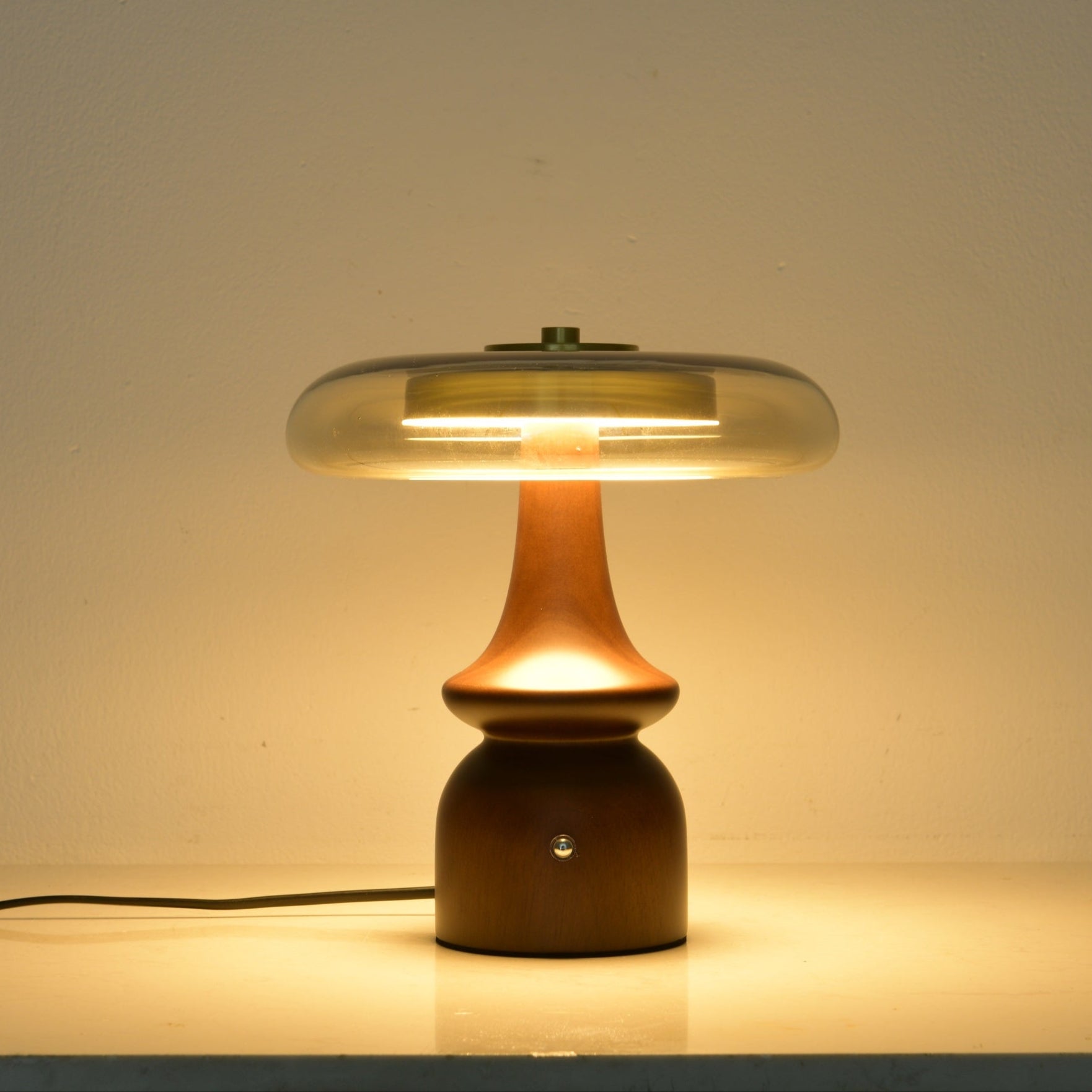 Mushroom Retro Glass Table Lamp - Blowlighting