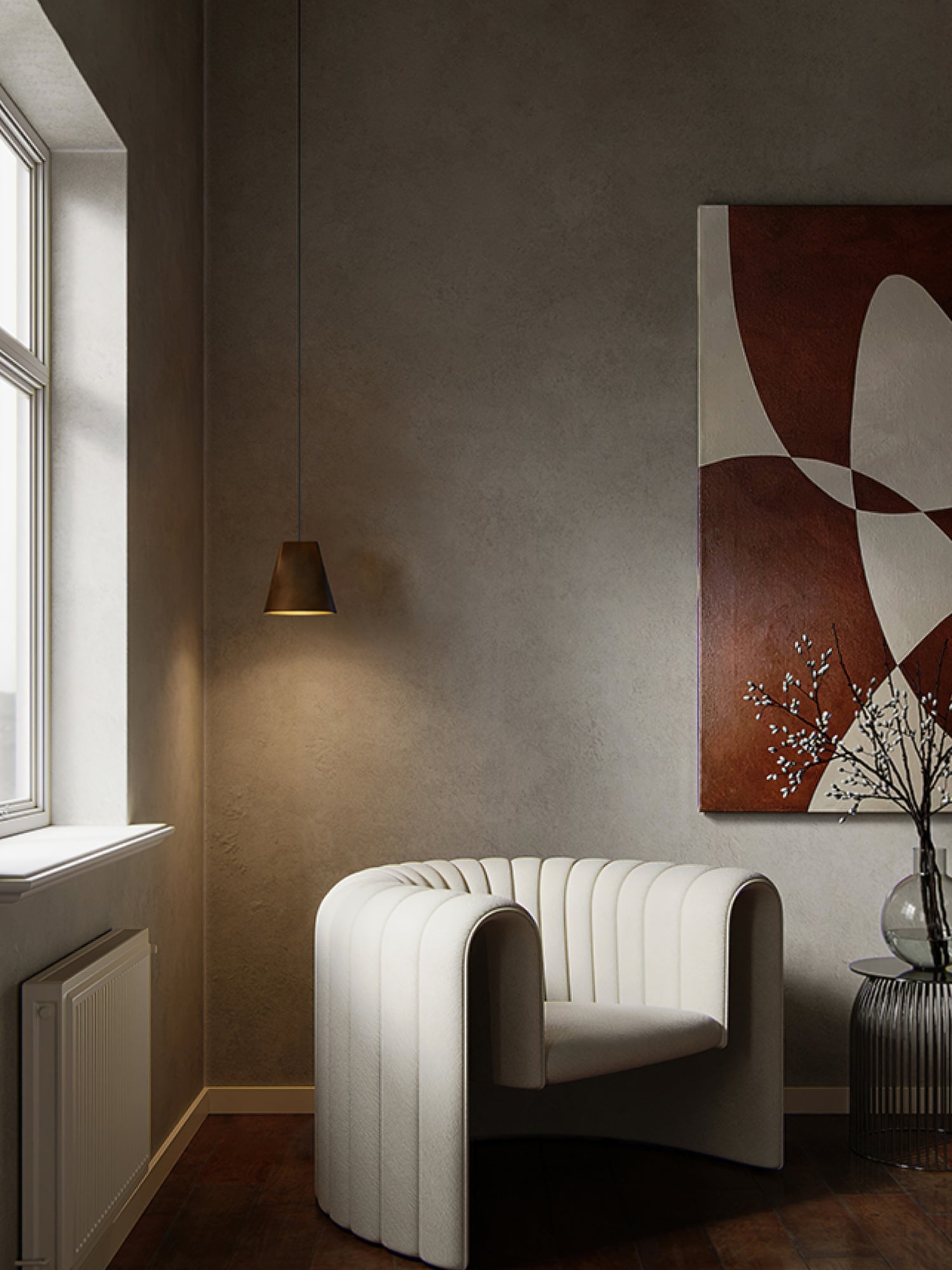 Ivarara Asymmetrical Wood Pendant Light - Blowlighting