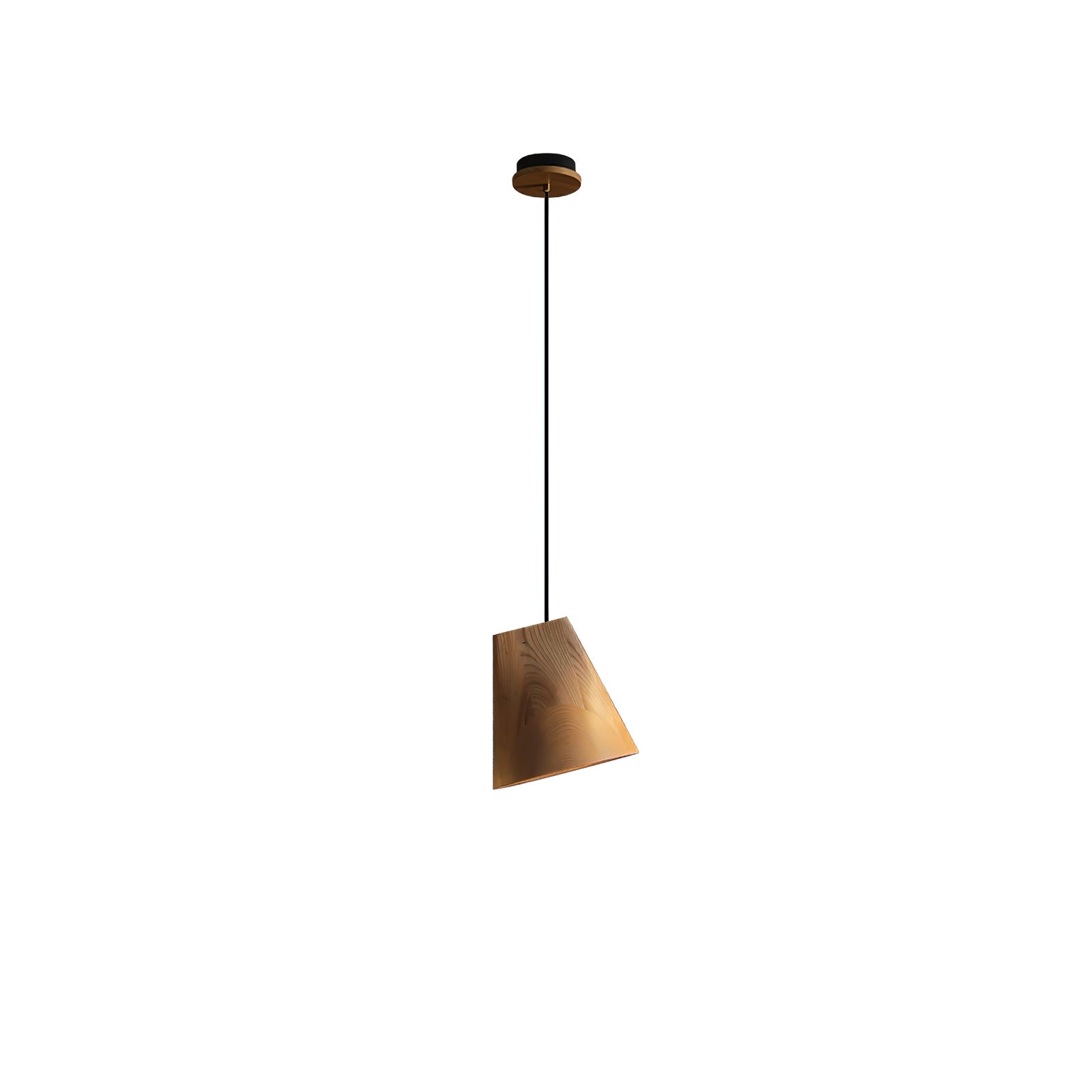 Ivarara Asymmetrical Wood Pendant Light - Blowlighting