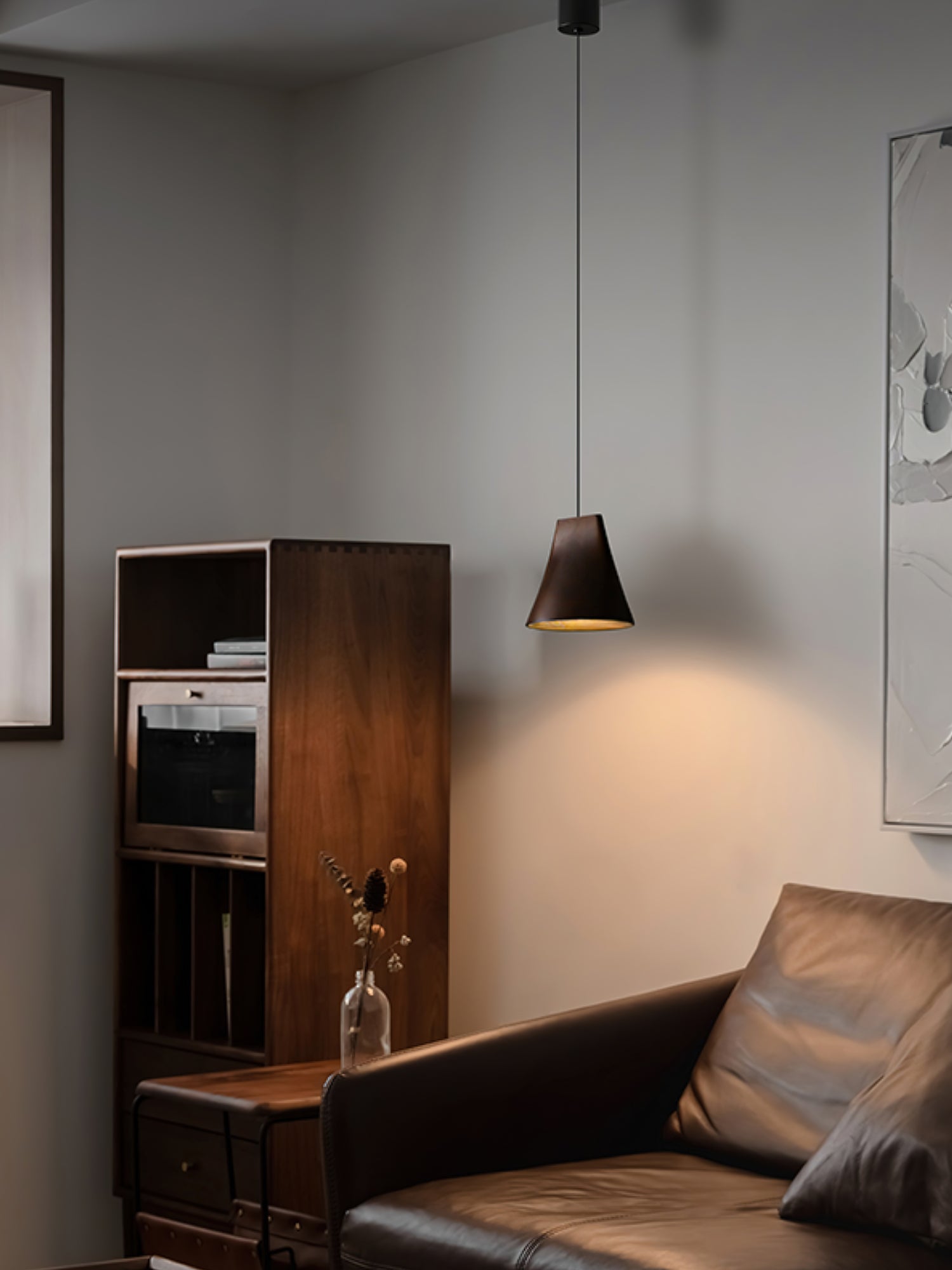 Ivarara Asymmetrical Wood Pendant Light - Blowlighting