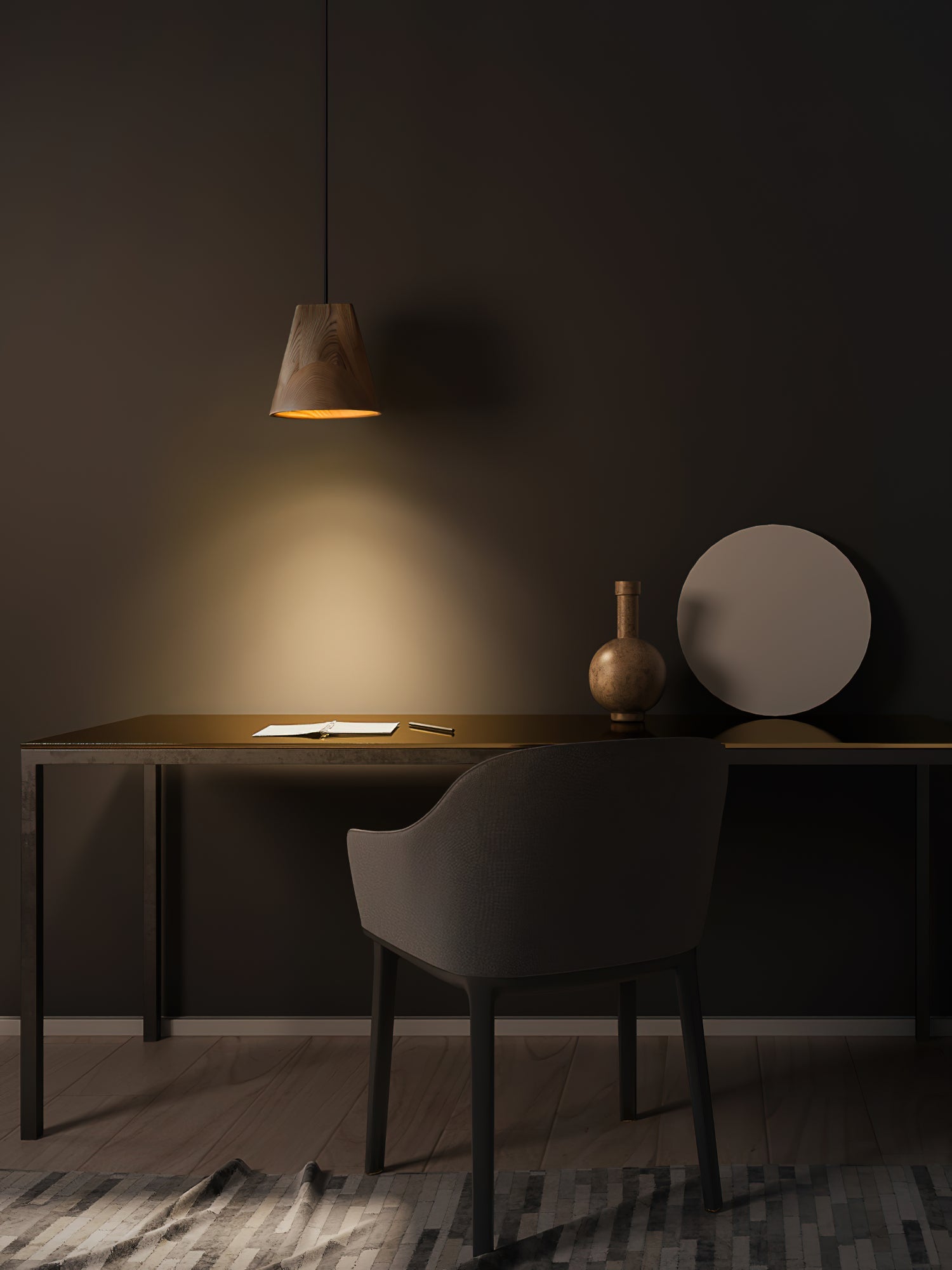 Ivarara Asymmetrical Wood Pendant Light - Blowlighting