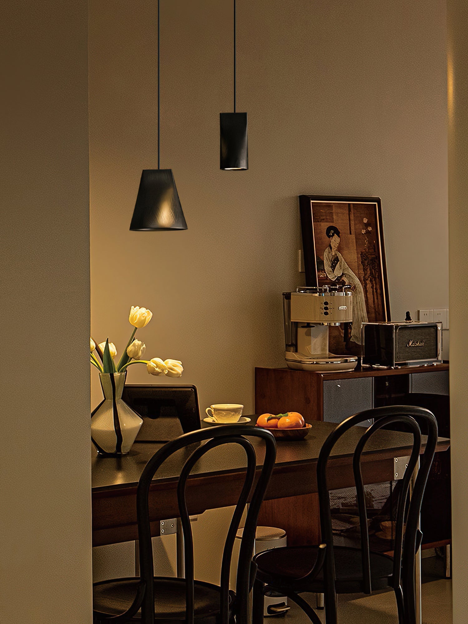 Ivarara Asymmetrical Wood Pendant Light - Blowlighting