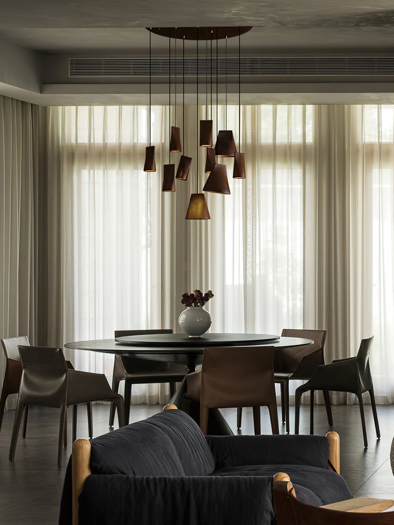 Ivarara Asymmetrical Wood Pendant Light - Blowlighting