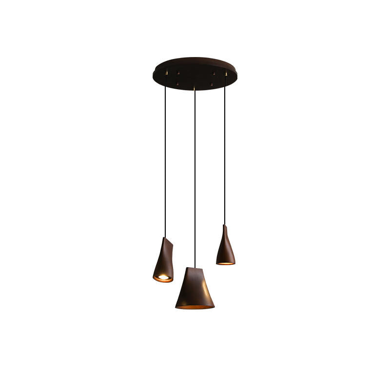 Ivarara Asymmetrical Wood Pendant Light - Blowlighting