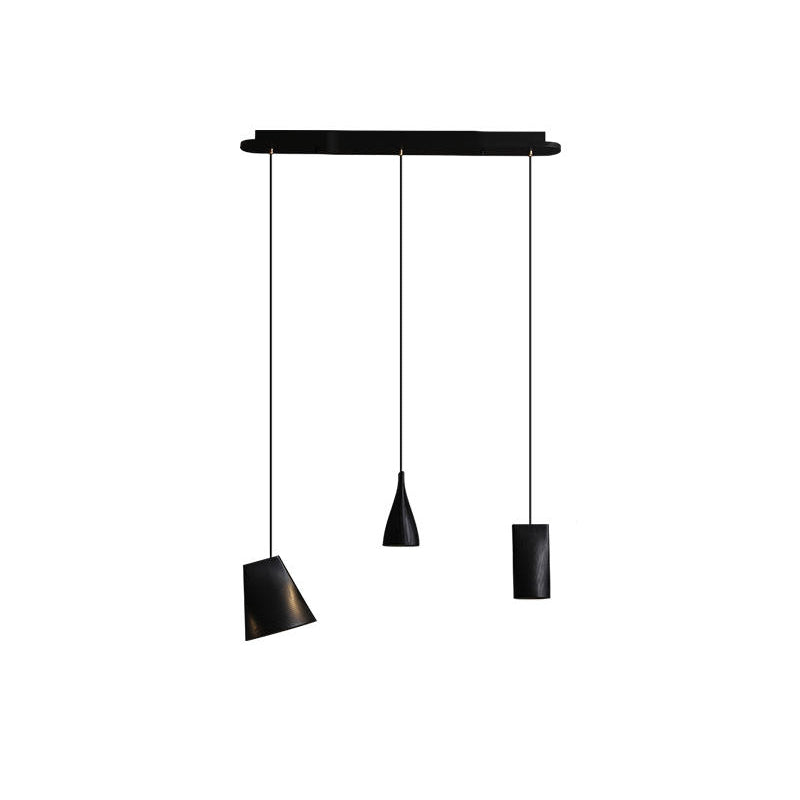 Ivarara Asymmetrical Wood Pendant Light - Blowlighting