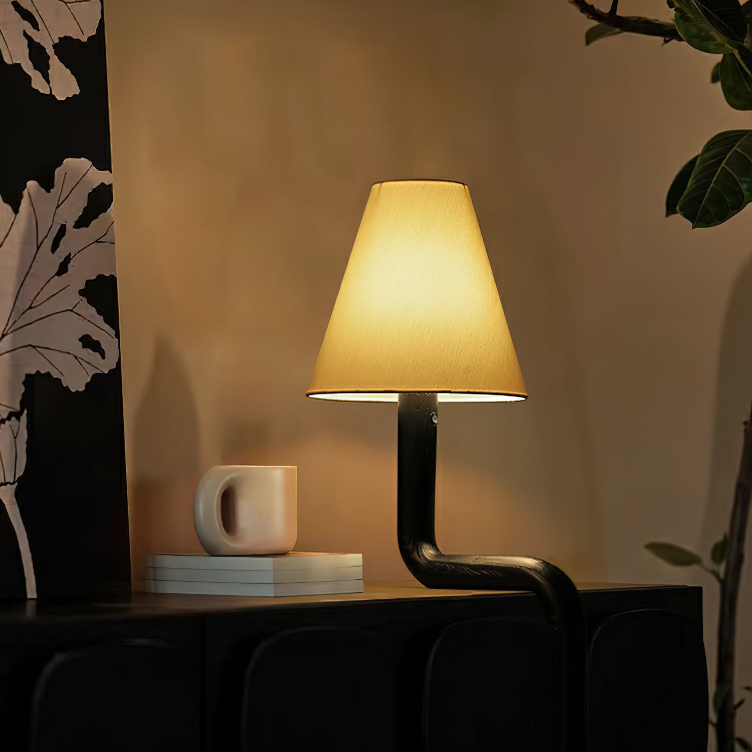 Bend Wood Table Lamp - Blowlighting