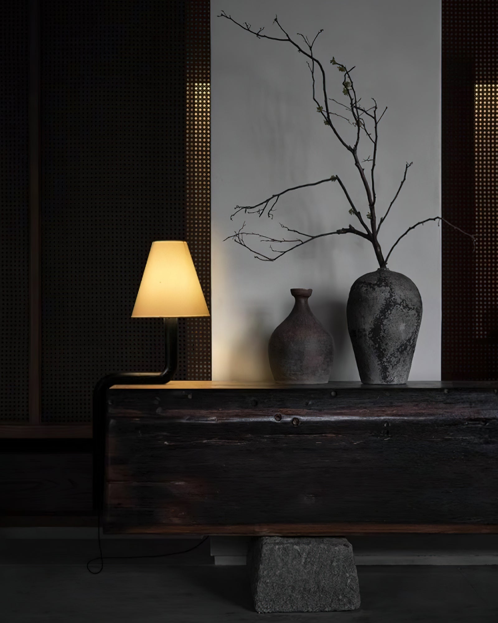 Bend Wood Table Lamp - Blowlighting
