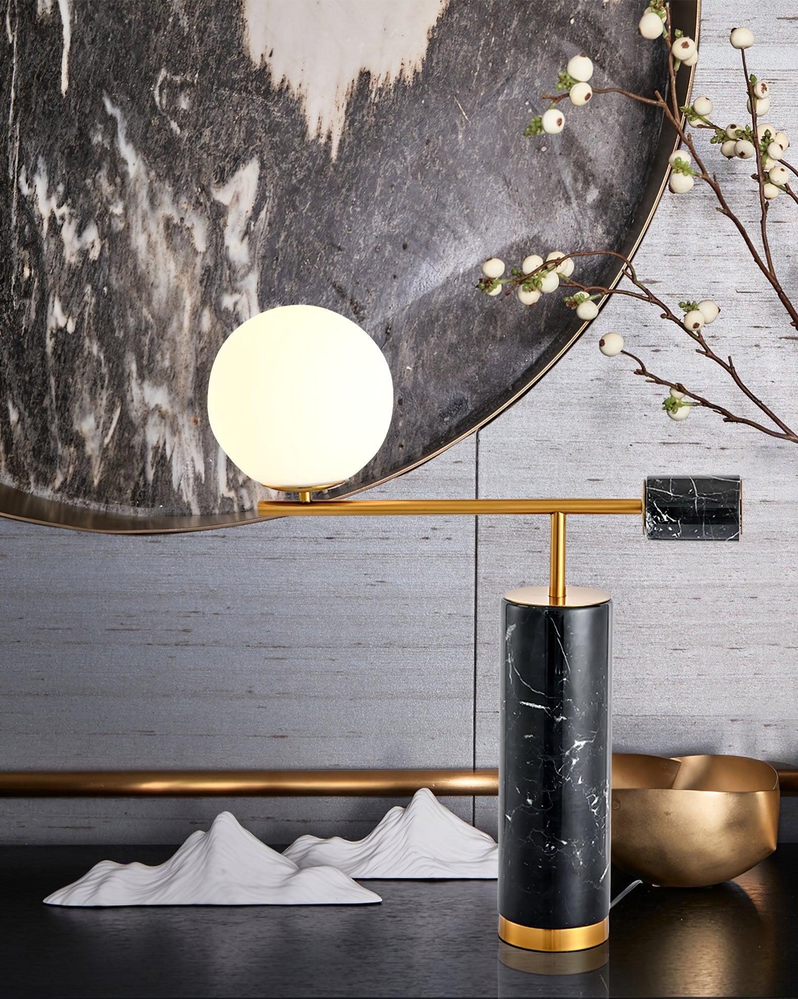 Bendik Ceramic Desk Lamp - Blowlighting