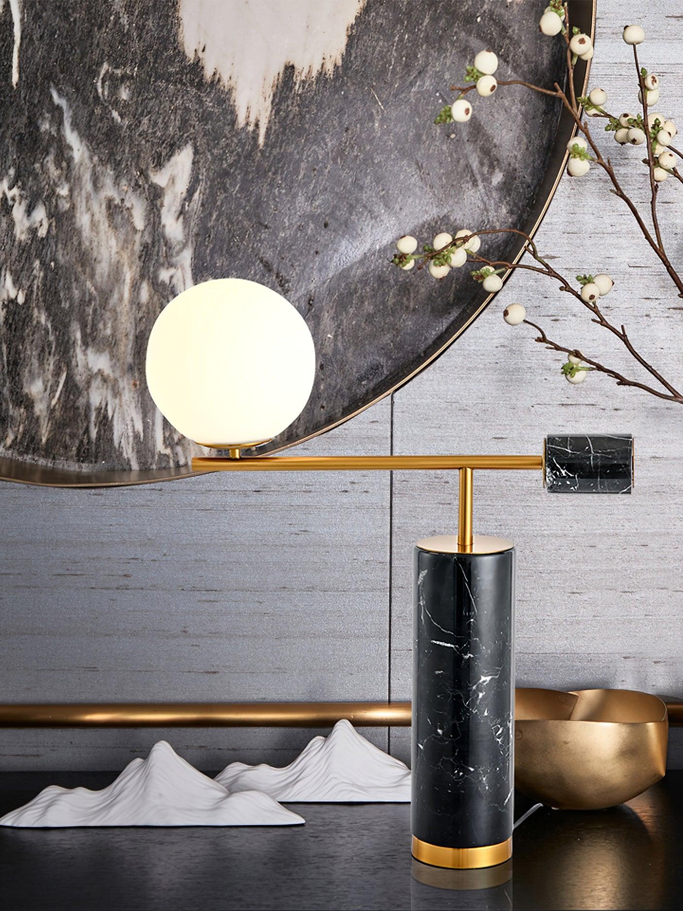 Bendik Ceramic Desk Lamp - Blowlighting
