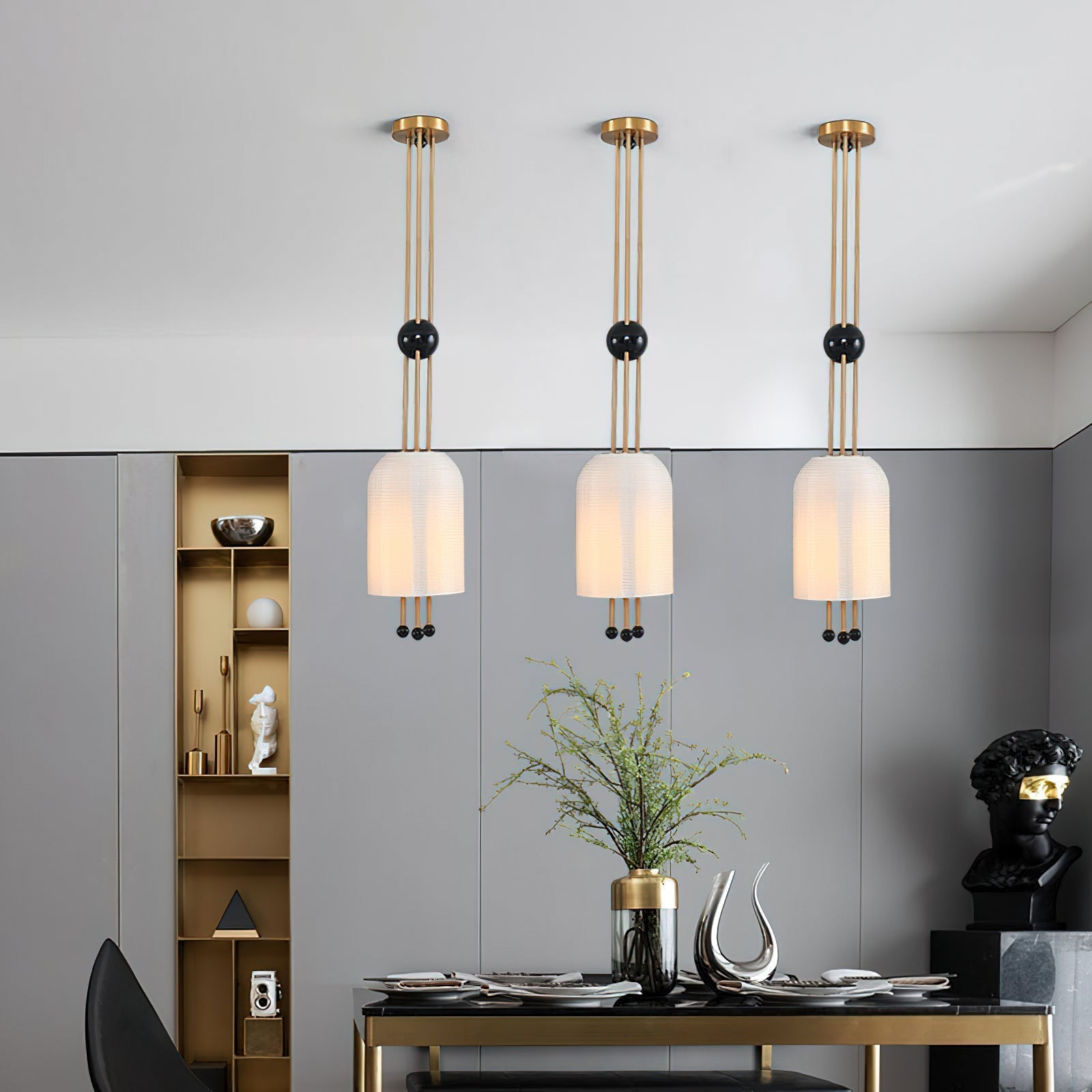 Voloraris Traditional Elegance Metal Glass Pendant Light - Blowlighting