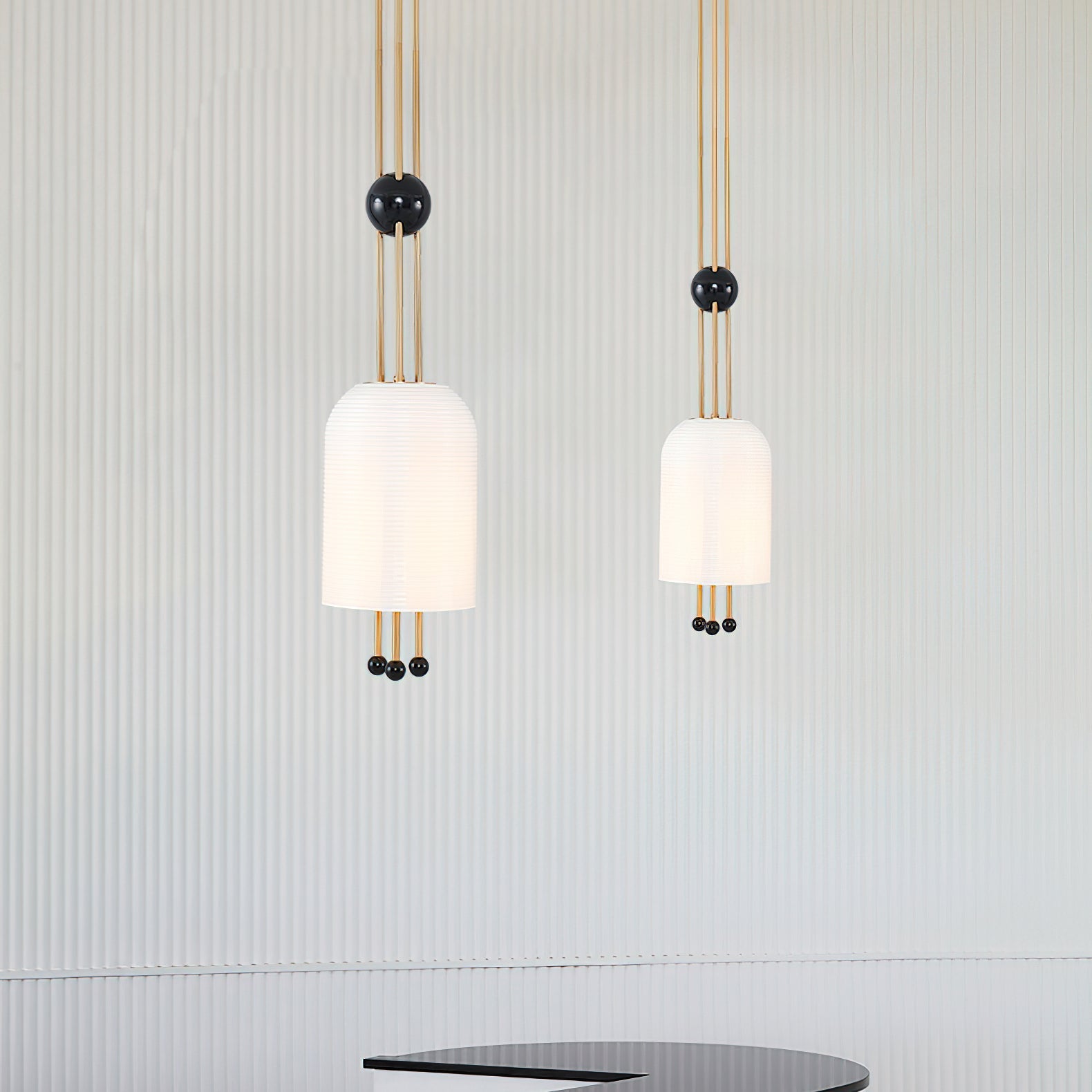 Voloraris Traditional Elegance Metal Glass Pendant Light - Blowlighting