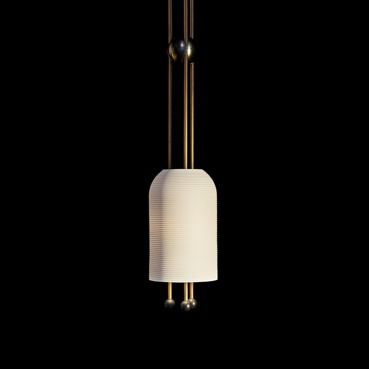 Voloraris Traditional Elegance Metal Glass Pendant Light - Blowlighting