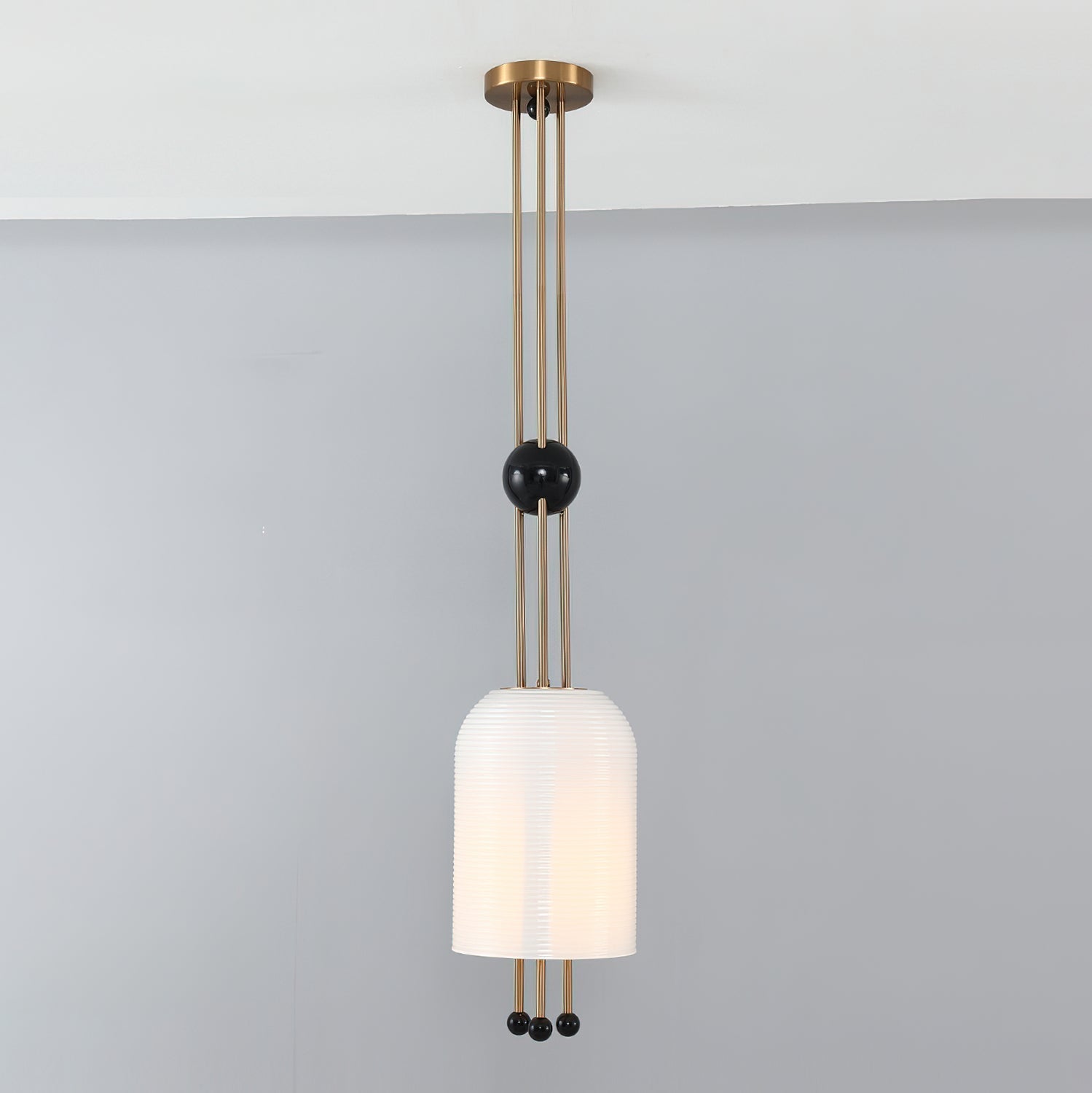 Voloraris Traditional Elegance Metal Glass Pendant Light - Blowlighting