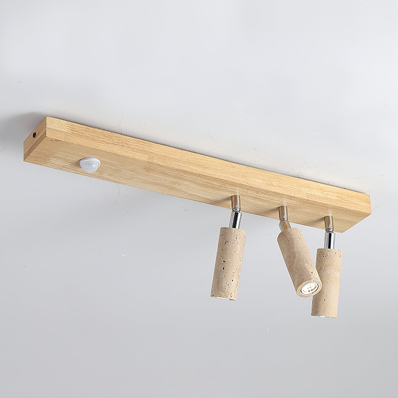 Berge Minimalist Wood Ceiling Light